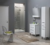 Шкаф-пенал Aquanet Сиена 35 L б/к напольный, белый