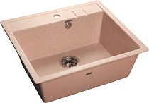 Мойка кухонная GranFest Quadro GF-Q560 светло-розовая