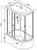 Душевая кабина DETO L720L 120x80