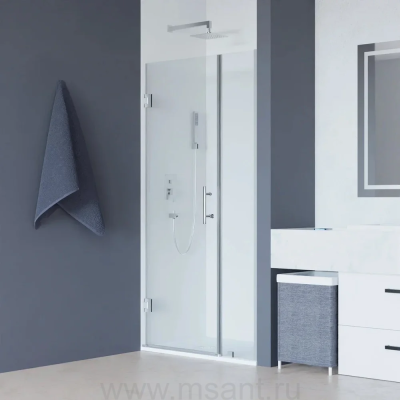 Душевая дверь в нишу RGW Hotel HO-012 1100х1950 профиль хром, стекло прозрачное