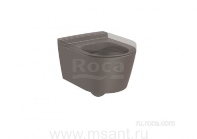 Чаша Roca Inspira Round подвесная 480, Rimless, кофейный 346528660