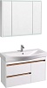 Мебель для ванной AQUATON Нортон 100, подвесная, белый глянец