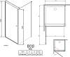 Душевой уголок Radaway EOS KDJ 80x100 интимато L