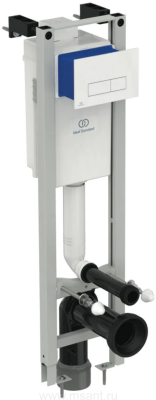 Система инсталляции для унитазов Ideal Standard Prosys Eco Frame M E2332AC с белой кнопкой смыва