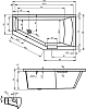 Акриловая ванна Riho Geta 160x90 L