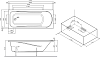Акриловая ванна AM.PM Sense new 170х70 W76A-170-070W-A