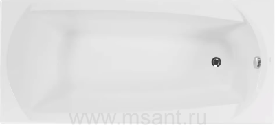 Акриловая ванна Vagnerplast Ebony 170х75