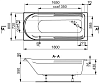 Акриловая ванна Vagnerplast Hera 180x80 ультра белая