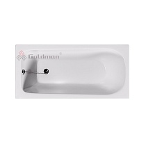 Ванна чугунная Goldman Classic 150х70х40, с ножками, без ручек