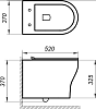 Унитаз подвесной BelBagno Acqua BB340CHR