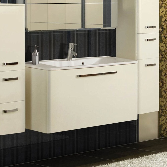 Тумба AQUATON Валенсия 110 белый жемчуг