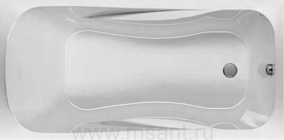 Ванна акриловая Mirsant Азов 170x75 