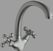 Смеситель для кухни Haiba HB4719-5 сатин