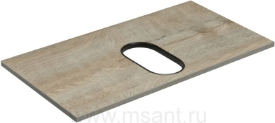 Столешница AQUATON Лофт Фабрик 80 дуб эндгрейн