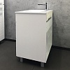 Мебель для ванной Comforty Модена М 75, напольная, белая матовая с раковиной Quadro 75