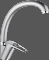 Смеситель для кухни Haiba HB4313-1 серый