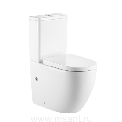 Унитаз напольный Triton-Pro Corso CO-3806, сиденье, фурнитура