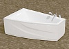 Акриловая ванна Акватек Оракул 180x125 L, с каркасом, фронтальным экраном, сливом-переливом