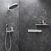 Душевая лейка Hansgrohe Rainfinity 130 26865700 матовый белый