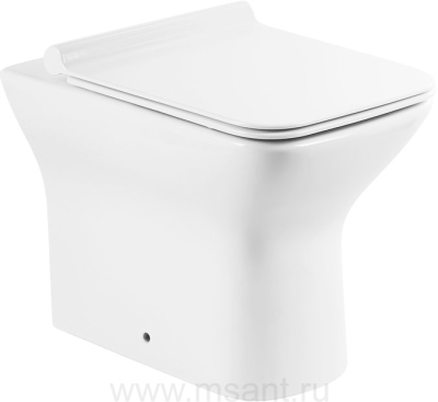Унитаз приставной BelBagno Romano BB248CBR безободковый