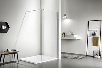 Душевая перегородка Aquatek Walk in с держателем 800x2000 профиль хром, стекло прозрачное (старый артикул AQNAR6310-80)