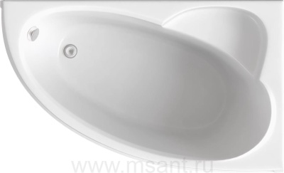 Акриловая ванна BAS Сагра 160x100 R