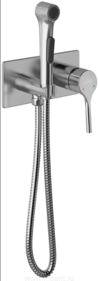 Гигиенический душ Jacob Delafon Elate E25838-CP со смесителем С ВНУТРЕННЕЙ ЧАСТЬЮ