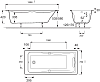 Акриловая ванна Jacob Delafon Odeon Up E6057RU-00 160x75