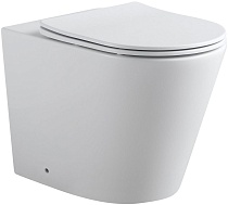 Унитаз приставной Aquanet Rimless Atago 2.0 F LX-1906 F rimless Крышка-сиденье Soft Close-SLIMSEAT