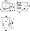 Унитаз подвесной Creavit Free FE322-11CB00E-0000 безободковый 