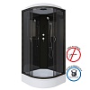 Душевая кабина Niagara Classic NG-6501-14 (90х90х215) средний поддон(26см),черный,стекло тонированное