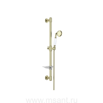 Душевой гарнитур 1jet 65 см AQUATEK, полир. золото AQ2020PG КЛАССИК