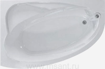 Ванна акриловая Sole (Mirsant) Pandora 165x110 левая