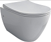 Комплект Berges NOVUM 525, кнопка L3, унитаз MASCON Rimless, сиденье дюропласт Toma Slim SO