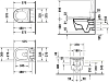 Унитаз подвесной Duravit ME by Starck 2529090000 безободковый