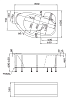 Акриловая ванна Marka One (1MarKa) Aura 150x105 R