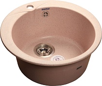 Мойка кухонная GranFest Rondo R-480 светло-розовый