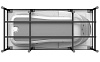 Акриловая ванна Radomir Парма-дона 180x85 L, с опорной рамой, сливом-переливом (слева)